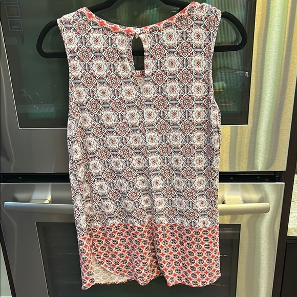 Max Jeans Pink and White‎ Sleeveless Tank Top - Picture 3 of 4